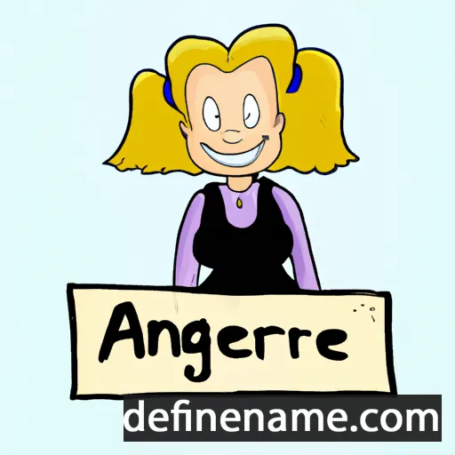 Annegrete cartoon