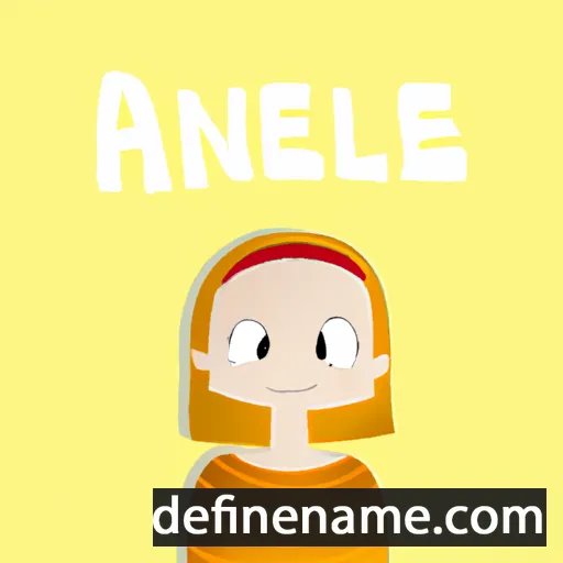 cartoon of the name Annelí