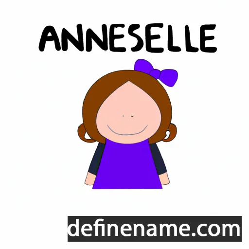 cartoon of the name Annelisa