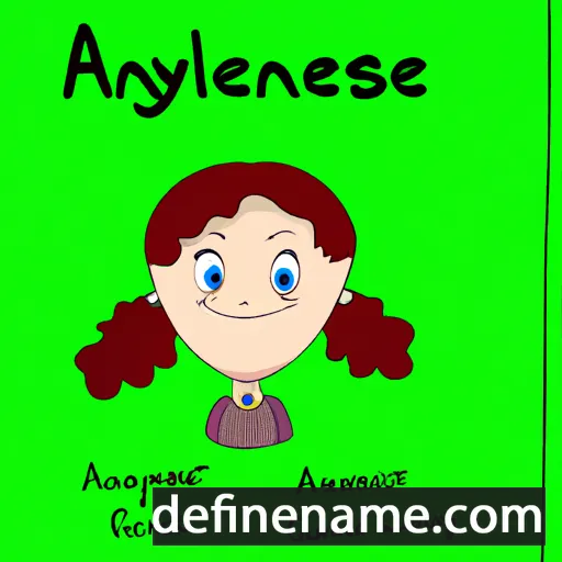 cartoon of the name Annelyse