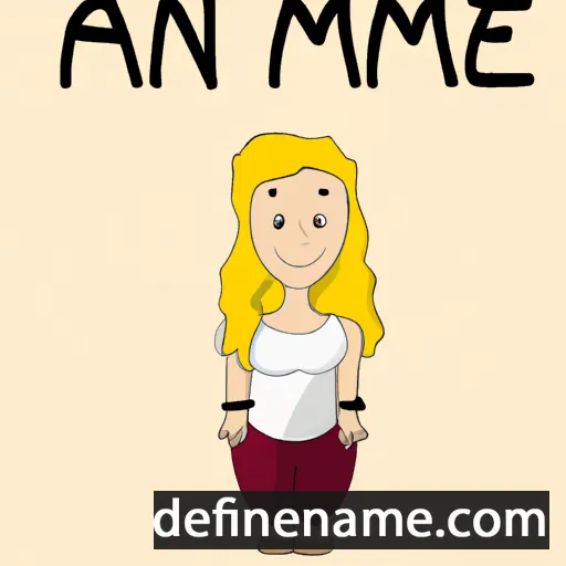 cartoon of the name Annemaj