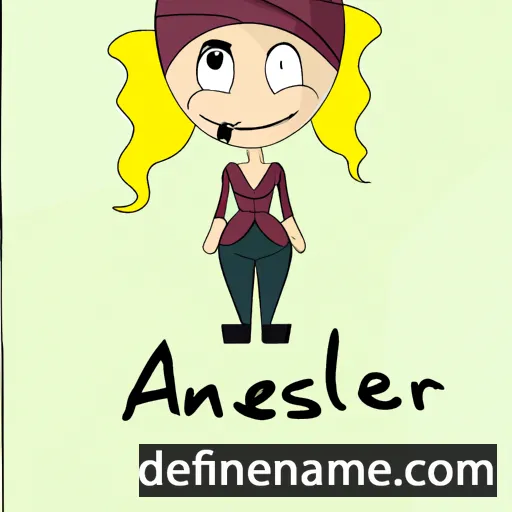 cartoon of the name Annerösli