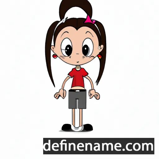 cartoon of the name Anni