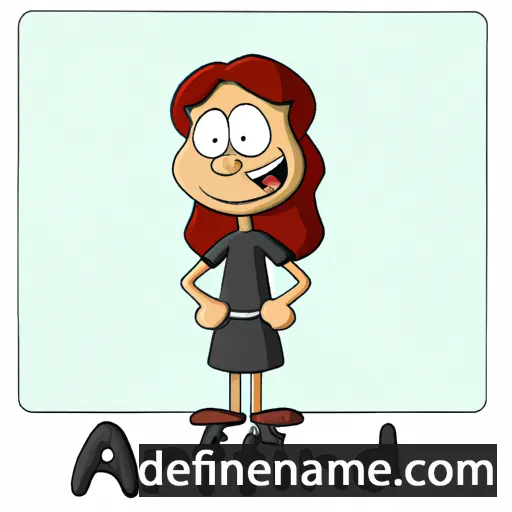 Annifrid cartoon