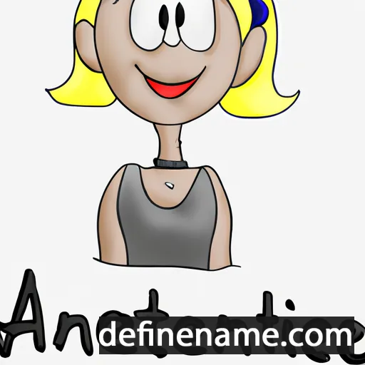 cartoon of the name Annjeannette