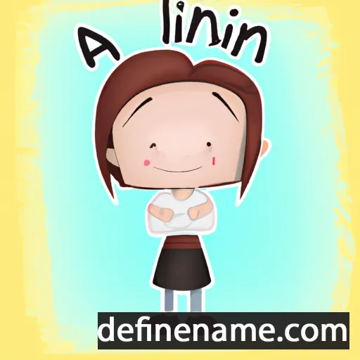 cartoon of the name Annli