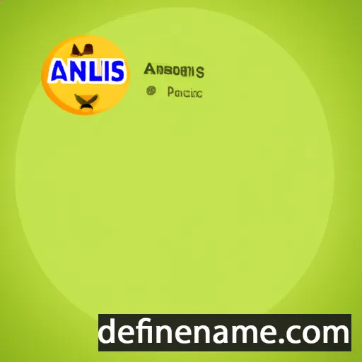 cartoon of the name Annlis