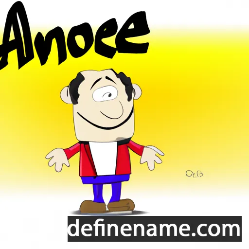 cartoon of the name Annone