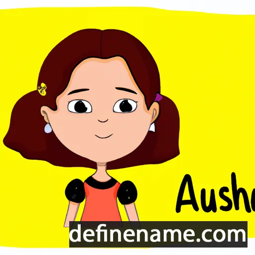 cartoon of the name Annusha