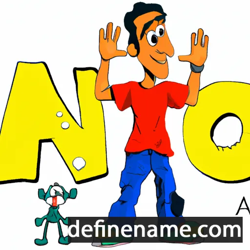 cartoon of the name Ano