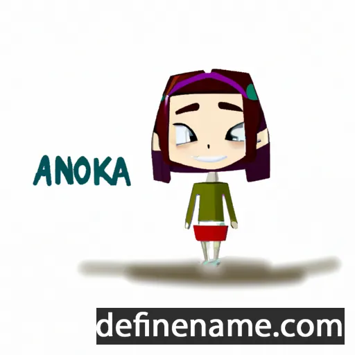 cartoon of the name Anoka