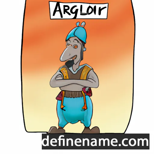 Anorgul cartoon