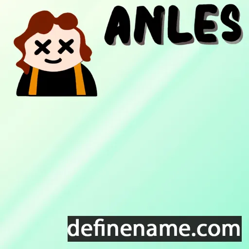 Ánxeles cartoon