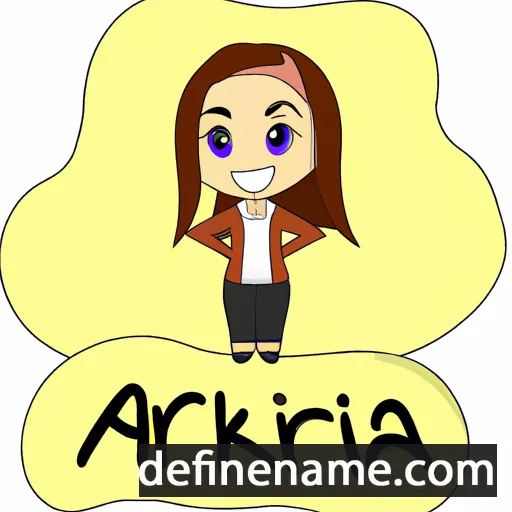 cartoon of the name Anrika