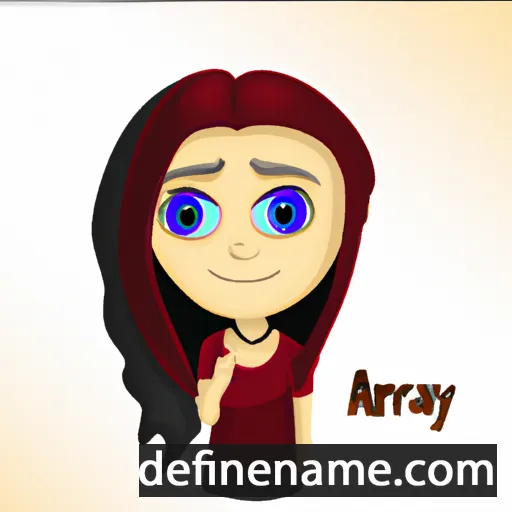 cartoon of the name Anriya