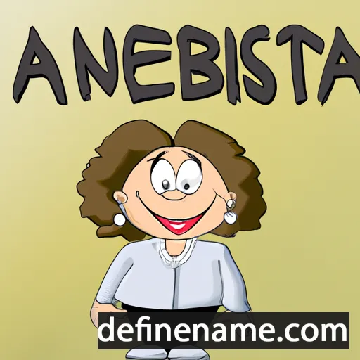 cartoon of the name Ansberta