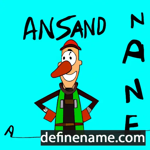 cartoon of the name Ansbrand