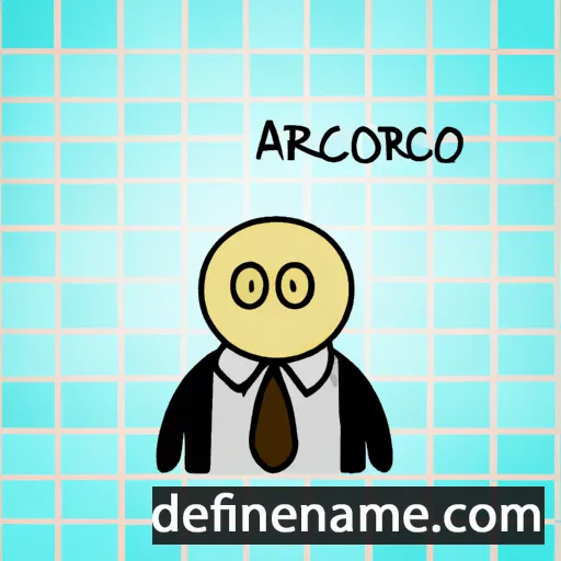 cartoon of the name Anscario