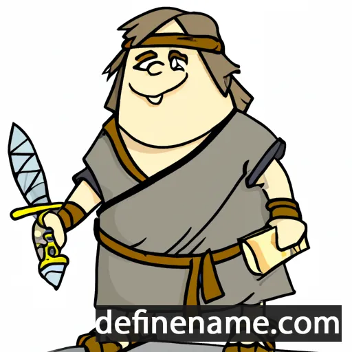 cartoon of the name Anshelm