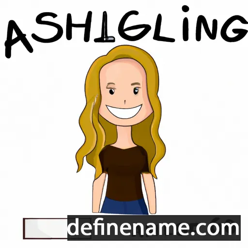 cartoon of the name Ansleigh