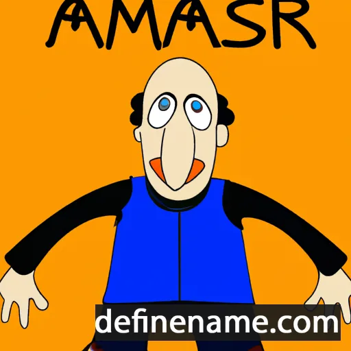 cartoon of the name Ansmar