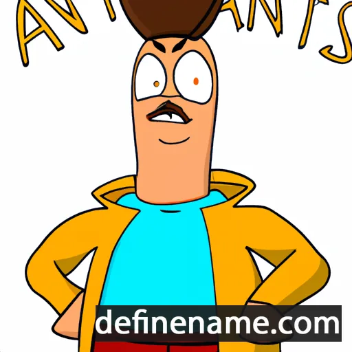 cartoon of the name Antans