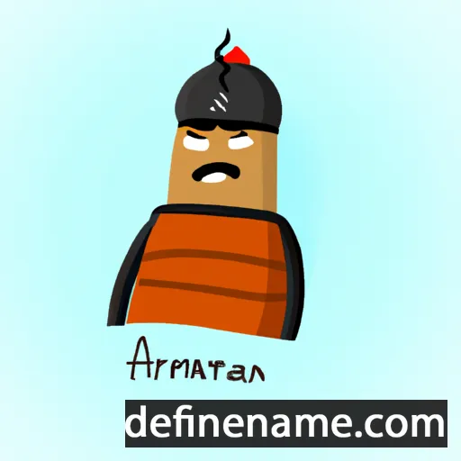 cartoon of the name Antaram