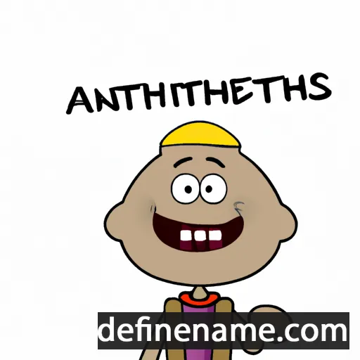 cartoon of the name Antheunis