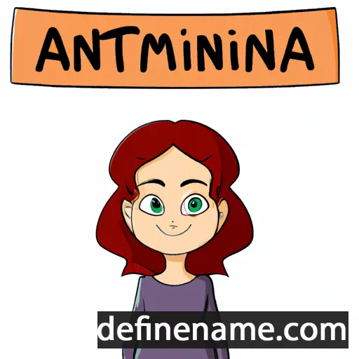 cartoon of the name Antimina