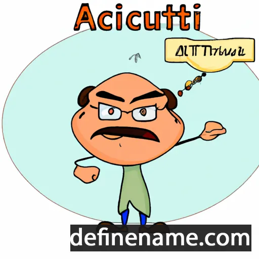 cartoon of the name Antiocu