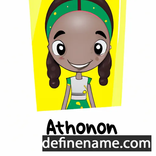 cartoon of the name Antionah