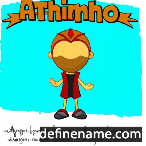 cartoon of the name Antiphos