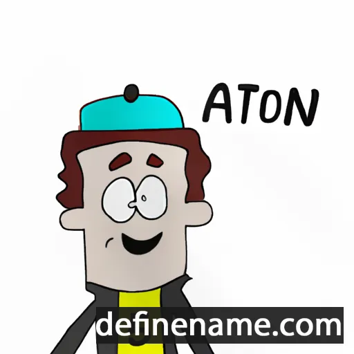 cartoon of the name Antôn