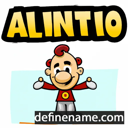 cartoon of the name Antolino