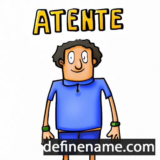 cartoon of the name Antonel