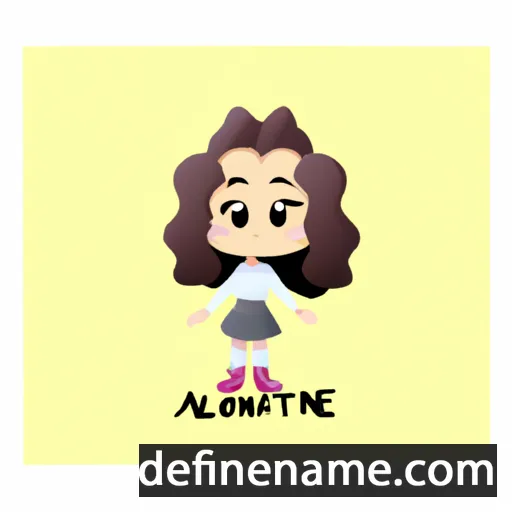 cartoon of the name Antonelle