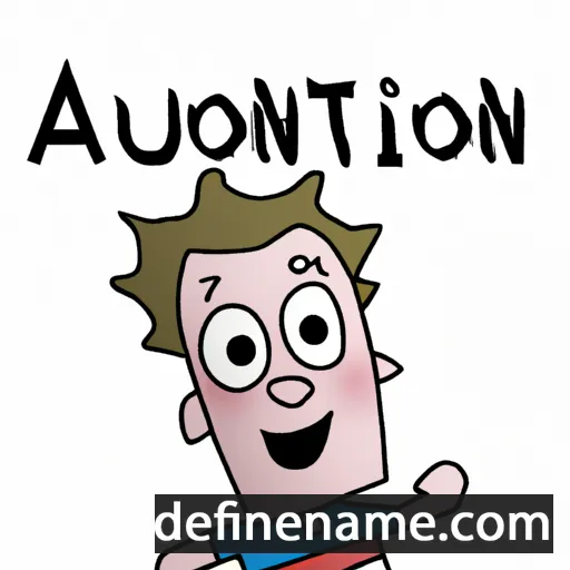 cartoon of the name Antonijn