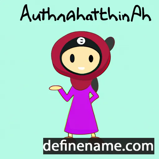 cartoon of the name Antothijah