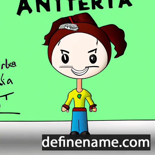 Antrìa cartoon