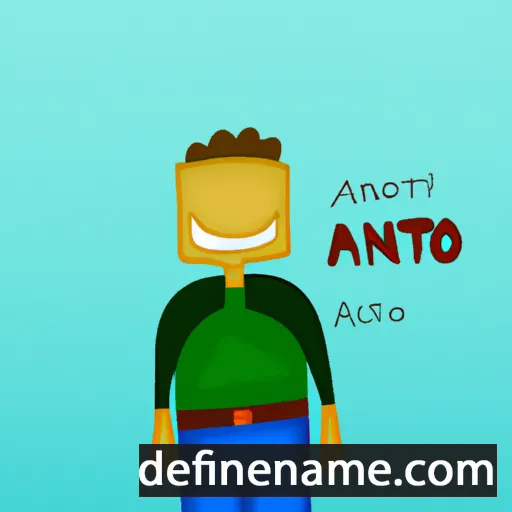 cartoon of the name Antro