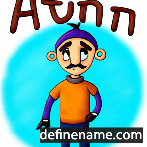 cartoon of the name Antú