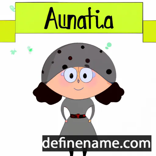 cartoon of the name Antunina