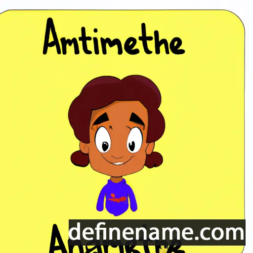 cartoon of the name Antwanette