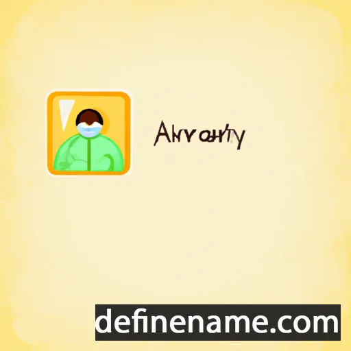 cartoon of the name Antym