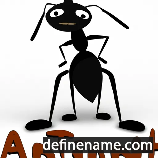 cartoon of the name Antz