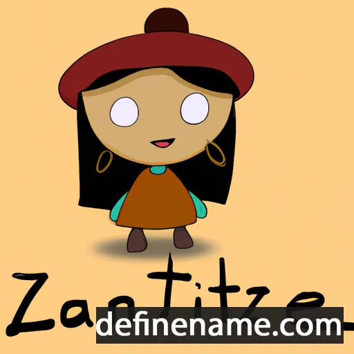 cartoon of the name Antziñe