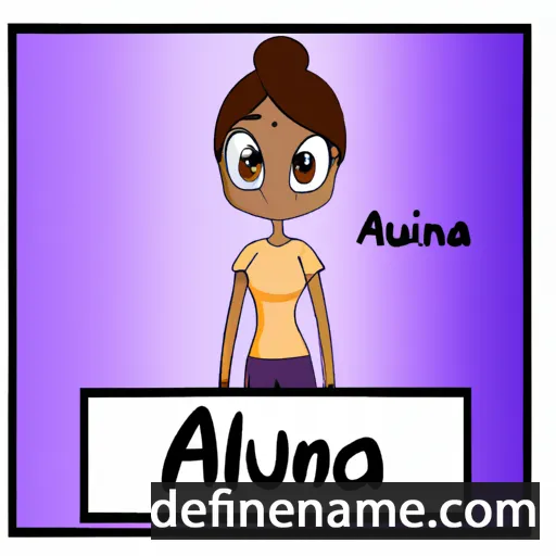 cartoon of the name Anula