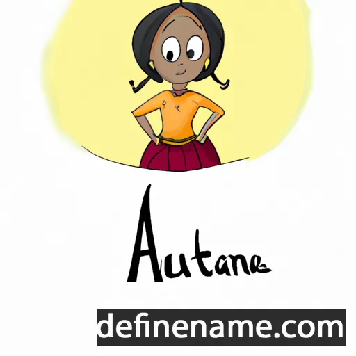 cartoon of the name Anurita