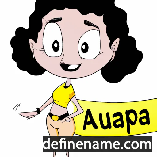 cartoon of the name Anurupa