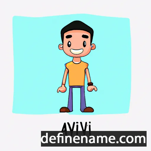 cartoon of the name Anvit